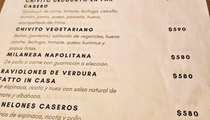 Matias Resto Menu - La Barra