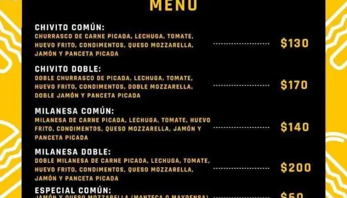Matzoe -  Menu - Rio Branco