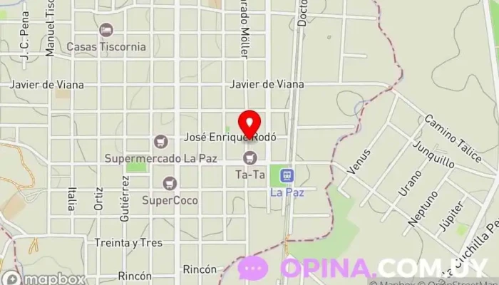 mapa de Mayan Láser Centro de depilación láser en La Paz