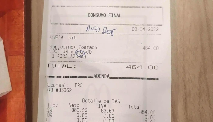 Mc Cafe -  Comentario 4 - Montevideo