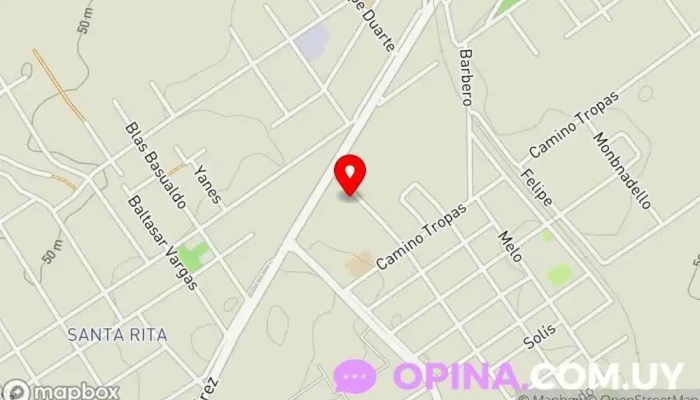 mapa de Medica Uruguaya Centro médico en Toledo