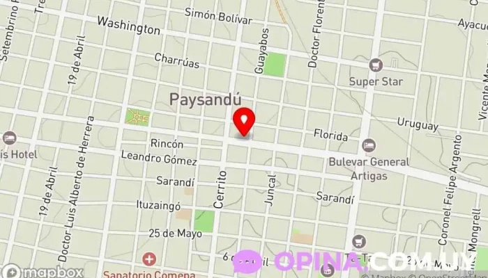 mapa de Melia Clínica Estética Centro de estética en Paysandú