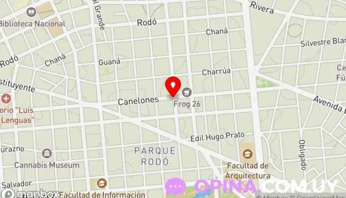 mapa de Méndez Llama Propiedades Agentes inmobiliarios en Montevideo