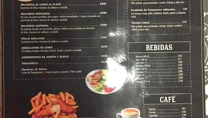 Mengana Cafe Resto Paseo Del Este Menu - Maldonado