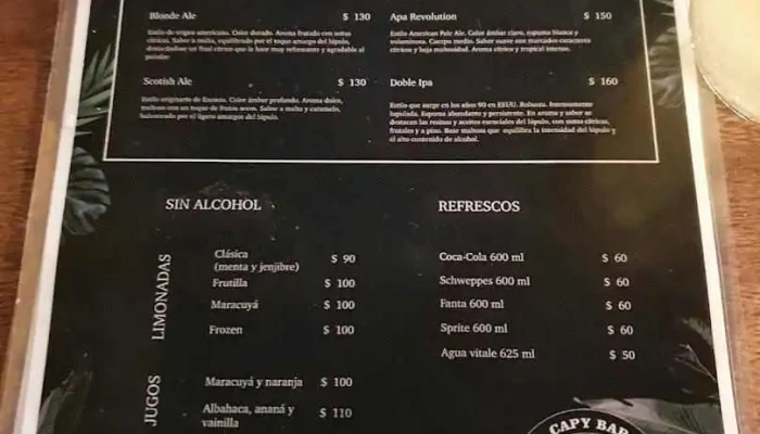 Mercado Den -  Menu - Artigas