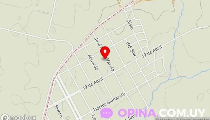 mapa de Mercería y Papelería 4 Botones Mercería en José Batlle y Ordóñez