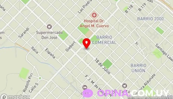 mapa de Mercosuper SRL Tienda de artesanías en Fray Bentos