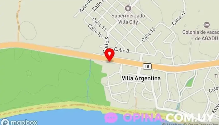 mapa de Metrópolis del Águila Complejo de viviendas en Villa Argentina