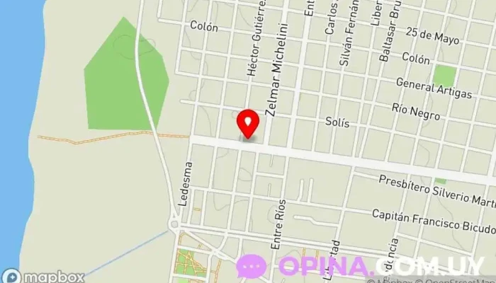 mapa de Mi hogar Condominio en Paysandú