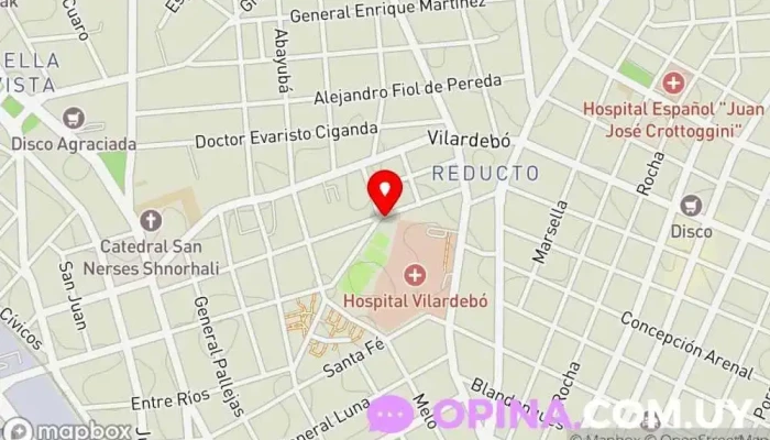 mapa de Mii Rinconcito papelería y personalizados Papelería en Montevideo