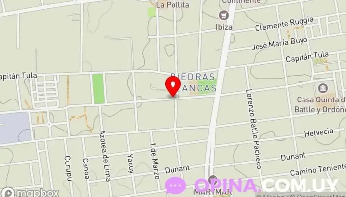 mapa de Millan4603 Complejo de viviendas en Montevideo