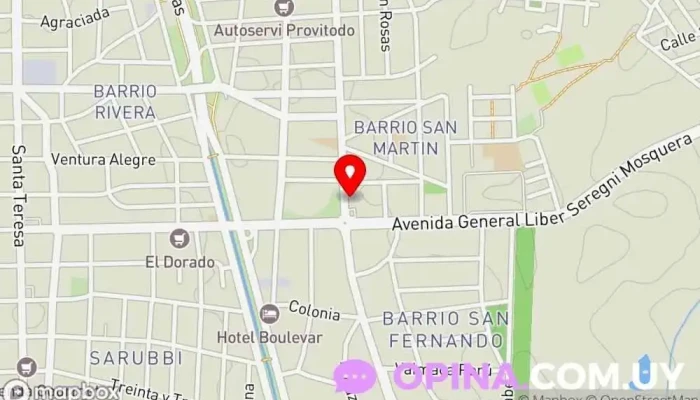 mapa de Mimocity Papelería, Cajeros automáticos, Copistería, Tienda de regalos, Juguetería en Maldonado