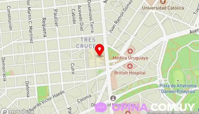 mapa de Miniso Tienda de regalos en Montevideo