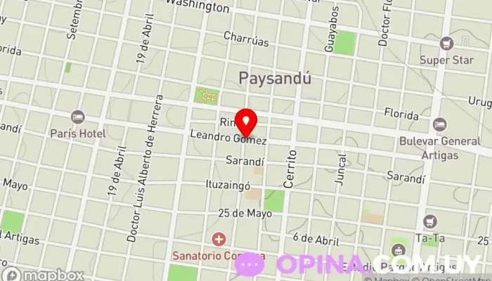 mapa de Ministerio Edificio de apartamentos en Paysandú