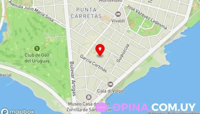 mapa de Mis Petates Tienda de artículos para el hogar, Tienda de regalos en Montevideo