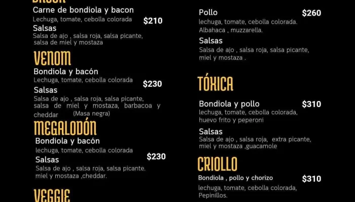 Mister Shawarma -  Menu - Las Piedras
