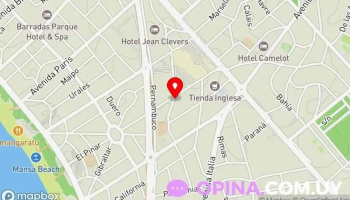 mapa de Mocotovich Rodriguez - Real Estate Agencia inmobiliaria en Punta del Este