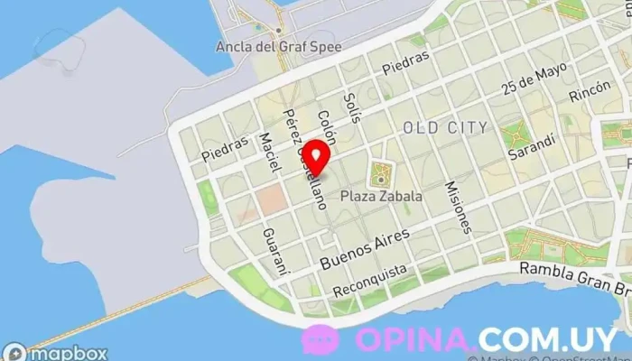 mapa de Moebius Librería en Montevideo