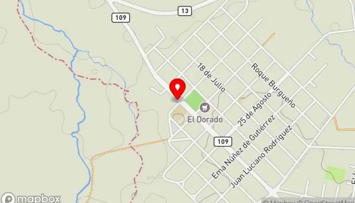 mapa de Moli Burger Hamburguesería, Pub restaurante en Aiguá