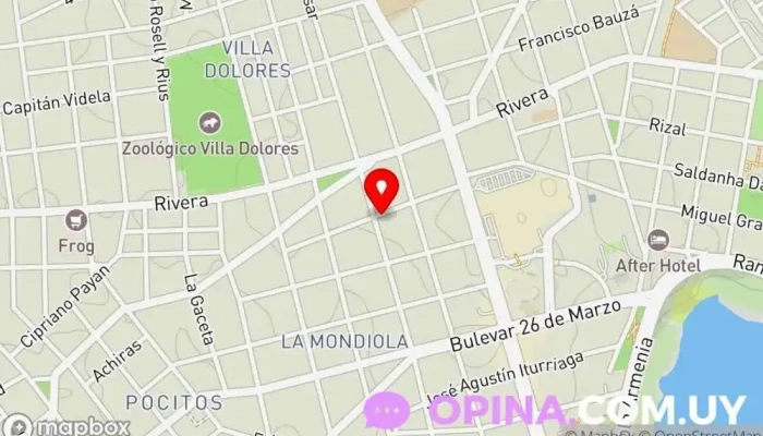 mapa de Mónaco Propiedades Agencia inmobiliaria en Montevideo