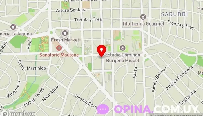 mapa de Montañés Propiedades Agencia inmobiliaria, Tasador de bienes inmuebles, Empresa de administración de propiedades, Agencia inmobiliaria especializada en alquileres en Maldonado