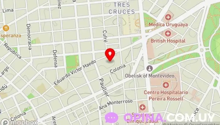 mapa de Montevideo Gaming House Tienda de cartas coleccionables en Montevideo