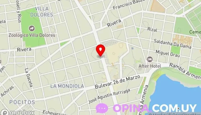 mapa de Morado UY Tienda de coleccionismo en Montevideo