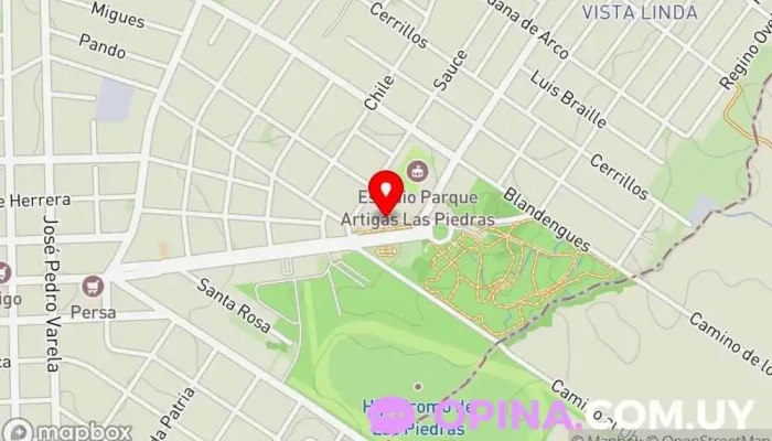 mapa de Mosca Gran superficie en Las Piedras