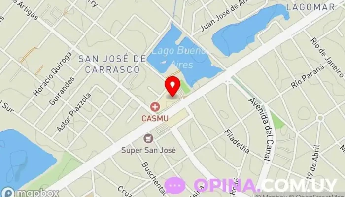 mapa de Mosca Papelería, Grandes almacenes en Ciudad de la Costa