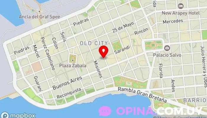 mapa de Mosca Papelería en Montevideo