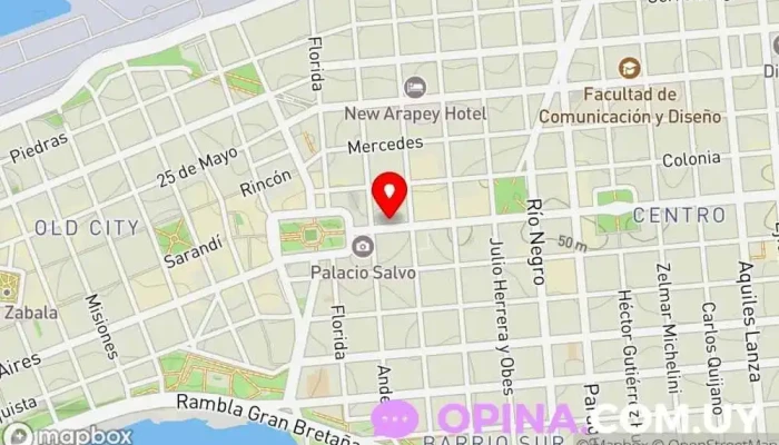 mapa de Mosca Papelería en Montevideo