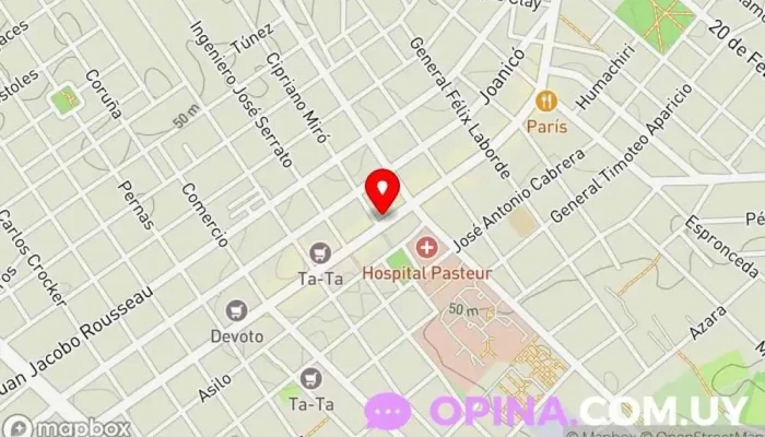 mapa de Mosca Papelería en Montevideo
