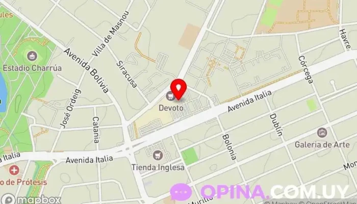 mapa de Mosca Papelería en Montevideo