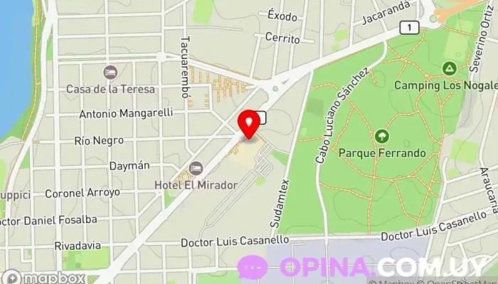 mapa de Mosca Papelería en Col. del Sacramento