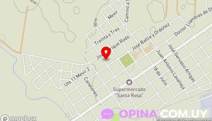 mapa de Mundo Creativo Papelería en Santa Rosa