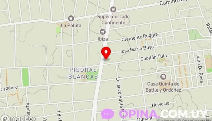 mapa de Mundo Mágico Centro Educación Inicial Escuela en Montevideo