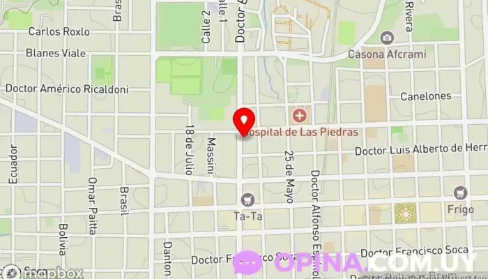 mapa de MUSA - ACADEMIA DE MUSICA Escuela de música en Las Piedras