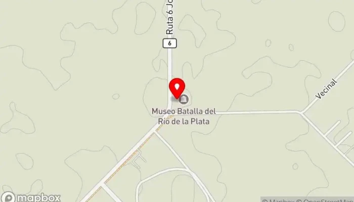 mapa de Museo Batalla del Río de la Plata (Cuartel Paso del Rey) Museo en Sarandí del Yí