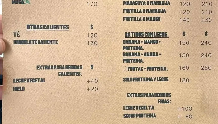 Mvd Quiere Cafe Menu - Montevideo