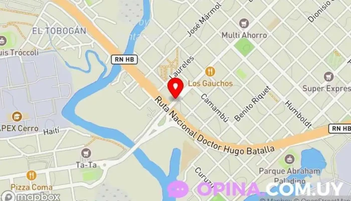 mapa de Nadie como Nadia Kiosco, Tienda de regalos, Papelería en Montevideo