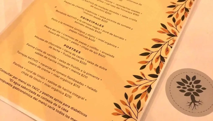 Nativo -  Restaurante De Campo Menu - Salto