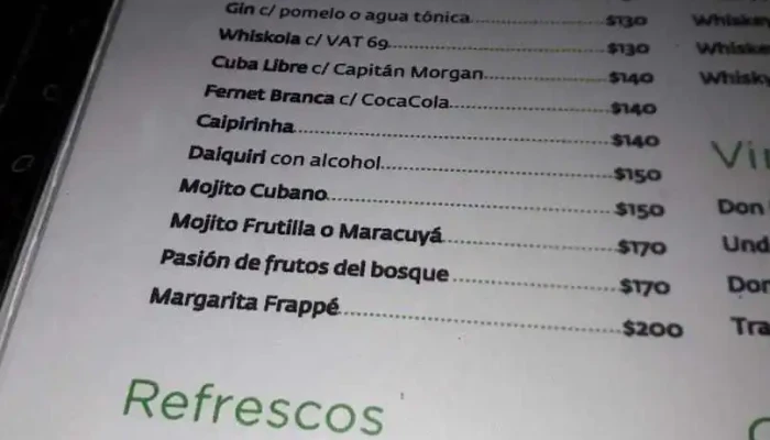 Natural Mystic -  Menu - Montevideo