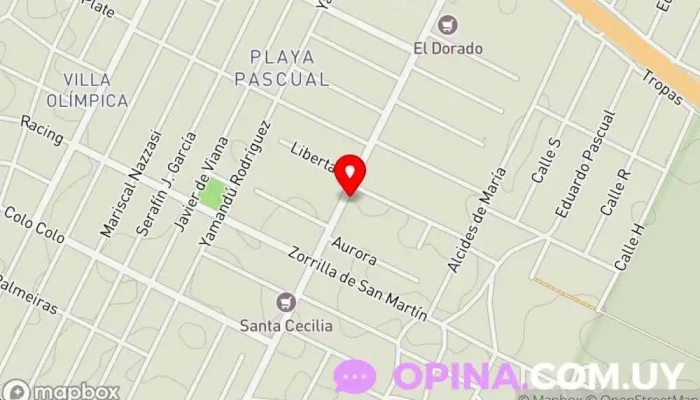 mapa de Negri - Reyes Agencia inmobiliaria, Notaría en Ciudad del Plata