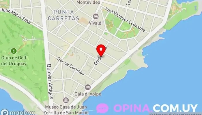 mapa de Neodom Premium Real Estate Agencia inmobiliaria en Montevideo