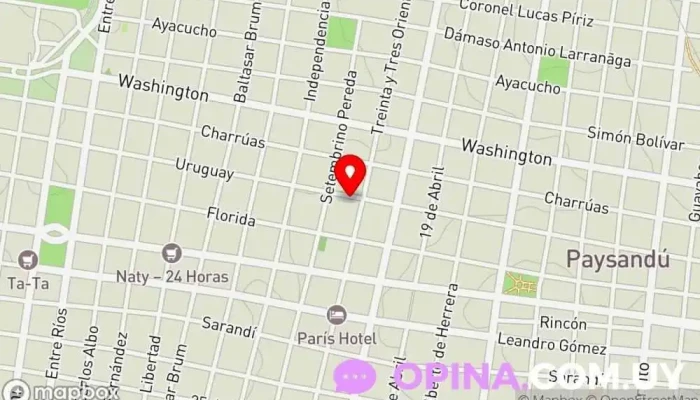mapa de Nex, Negocios inmobiliarios Paysandú Agencia inmobiliaria en Paysandú