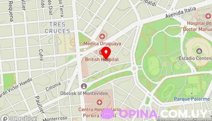 mapa de Nexo Dental Clínica dental en Montevideo