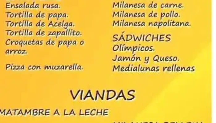 No Cocinela Vianda Menu - San José de Mayo