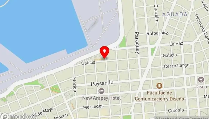 mapa de Nonia Pub restaurante en Montevideo
