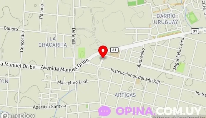 mapa de NONNOS - electricidad, papelería y envases Tienda de artículos para el hogar en Salto