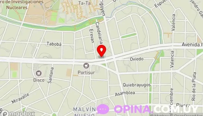 mapa de Nostrum Malvín Complejo de apartamentos en Montevideo